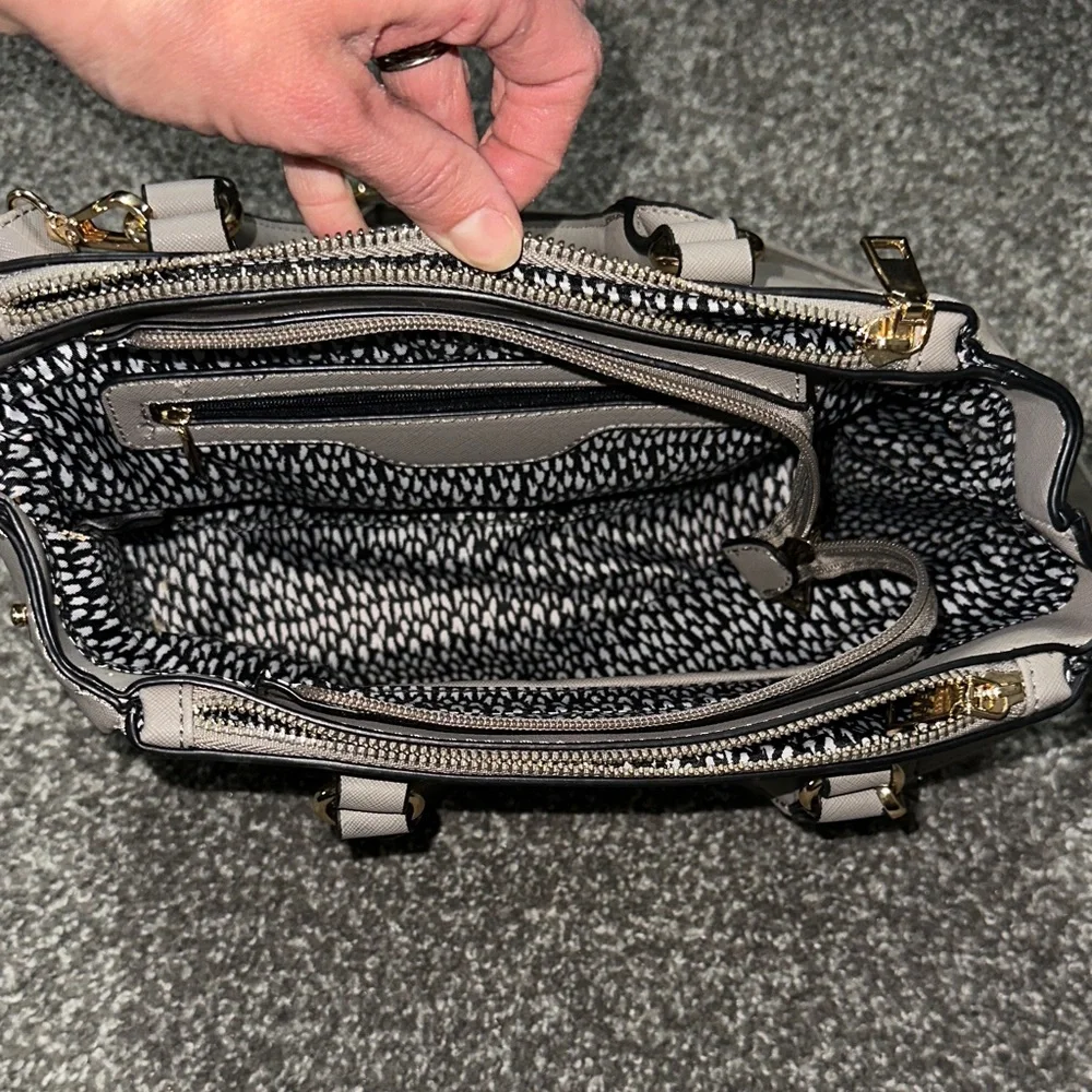 Gray Handbag